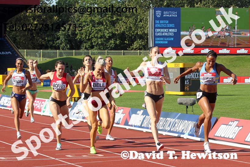 Womens 800 metres, 2019 Muller British Championships, Alexander Stadium, Birmingham. Photo: David T. Hewitson/Sports for All Pics